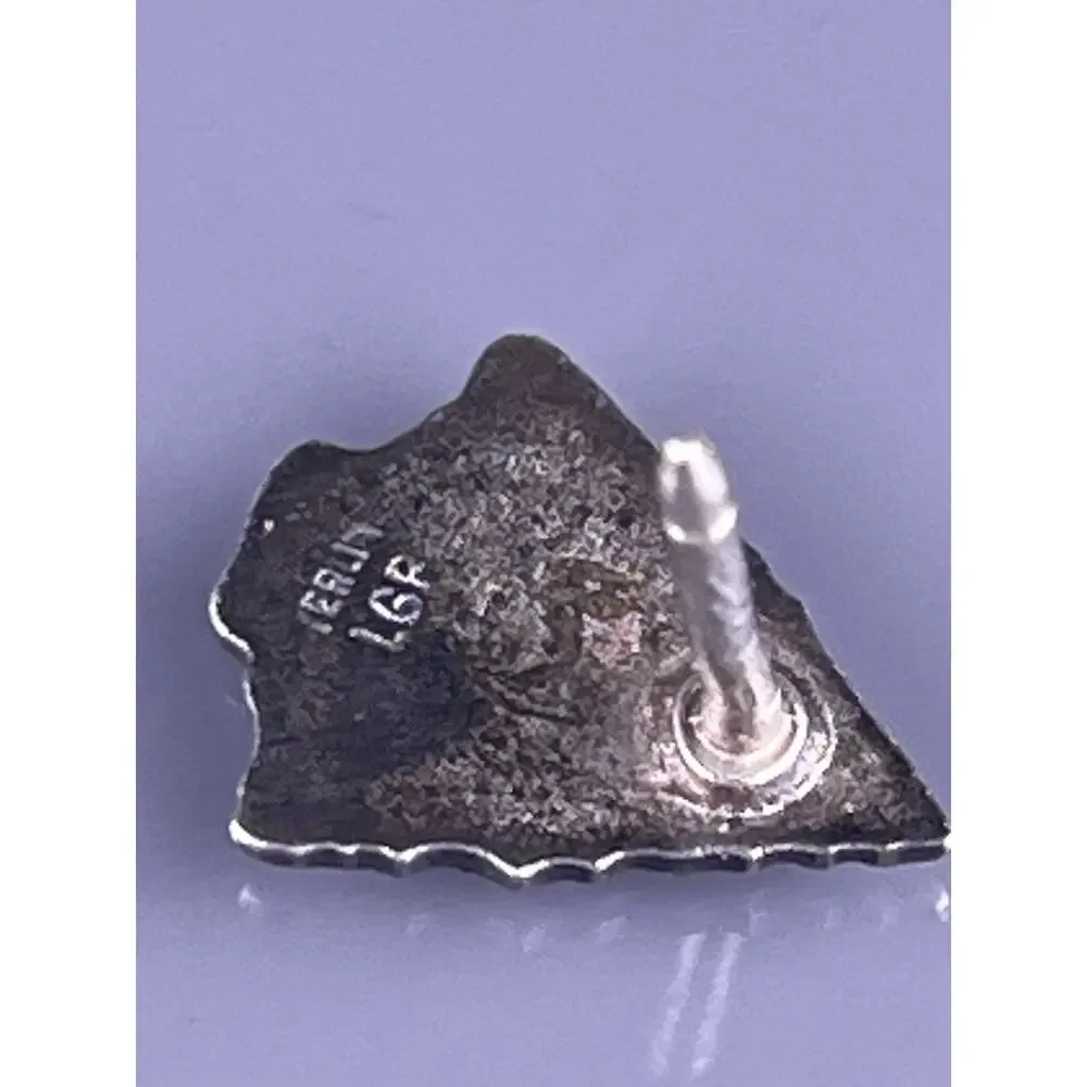 F-105 Thunderchief Aircraft Jet Tie Lapel Pin Sterling Silver Arrowhead Vintage